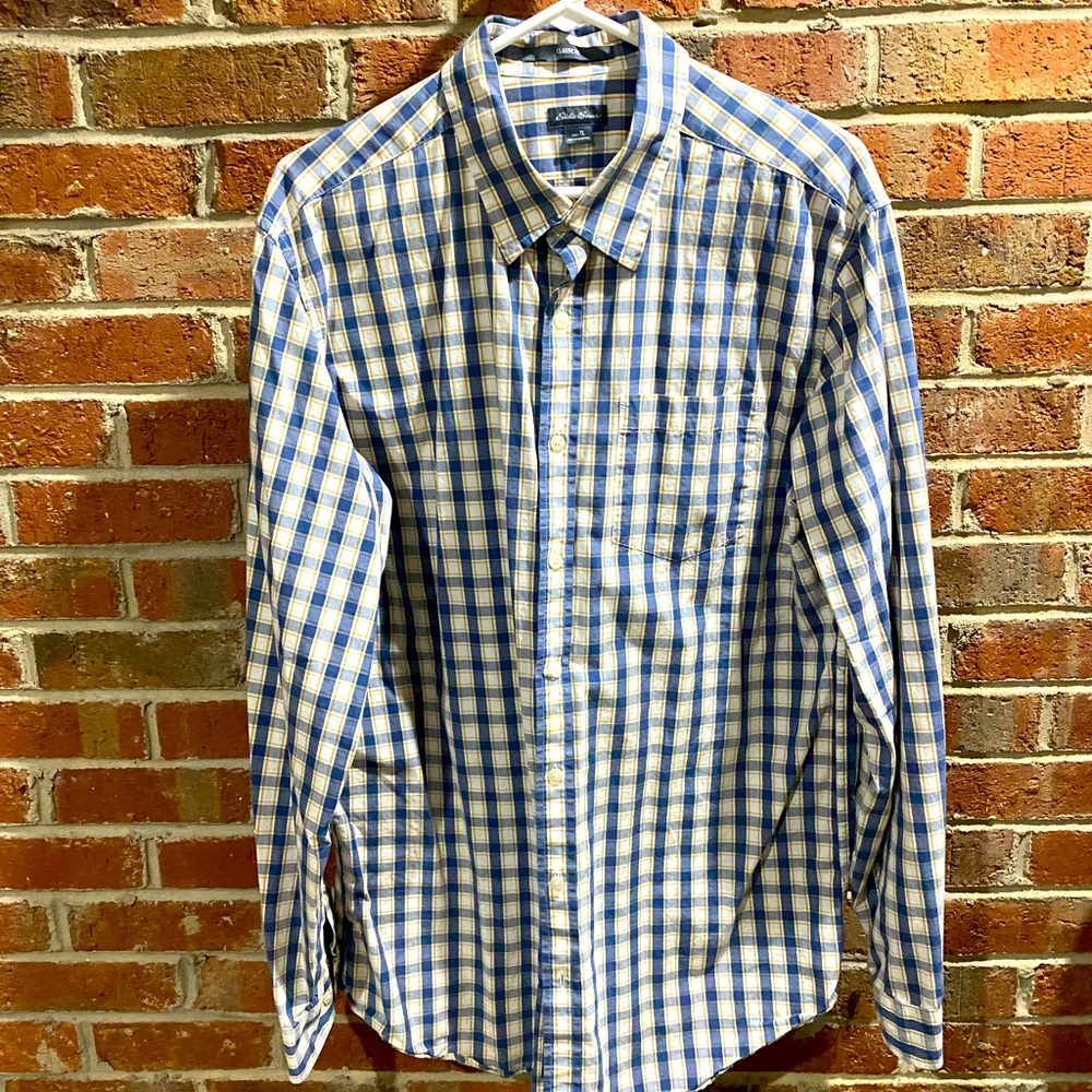 Eddie Bauer - Button Down Shirt Lightweight Fabric
